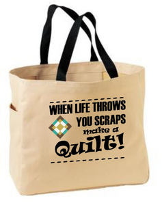 Quilting polyester tote bag