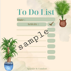 Digital Planner - Daily To Do Lists