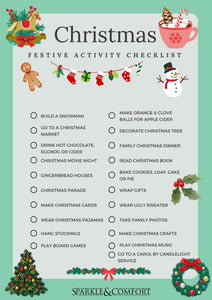 Printable Christmas Festive Activity Checklist
