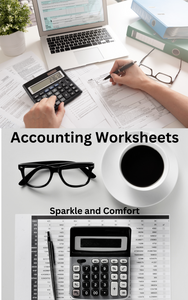 Digital Planner - Printable Accounting Worksheet