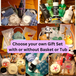 Choose your Gift Set (with or without basket/tub)