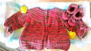 Knitted Baby Sets and Outfits