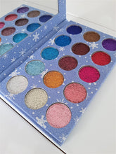 15 Colour Blue Diamond Glitter Eye Shadow Palette - Sparkle and Comfort