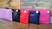 Soft Clutch Zipper Bag (with crossbody attachable strap)