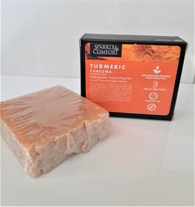 Turmeric Natural Soap - 120g - Sparkle and Comfort