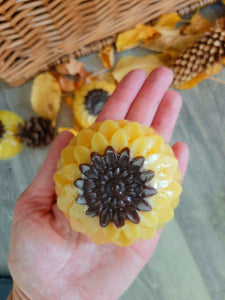 Sunflower Shaped Glycerin Soap - 160g