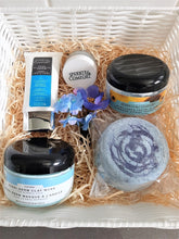 5 Piece Blue Flower Cleanse and Nourish Skin Care Gift Set (#012)