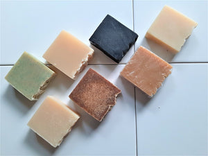 Collection of 7 Natural Soaps - 120g bars - Sparkle and Comfort