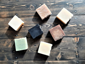 Collection of 7 Natural Soaps - 120g bars - Sparkle and Comfort