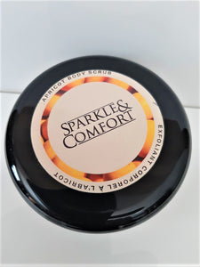 Apricot Body Scrub - 237ml/8oz - Sparkle and Comfort