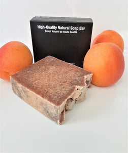 Exfoliating Apricot Natural Soap - 120g - Sparkle and Comfort