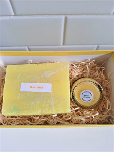 Banana Soap and Lip Conditioner Gift Set (#040)