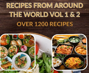 eBooks - Recipes from around the world Volume 1 & 2