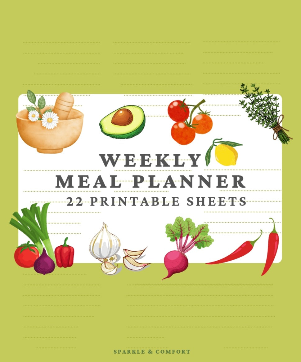 Digital Planner - Weekly Meal Planner