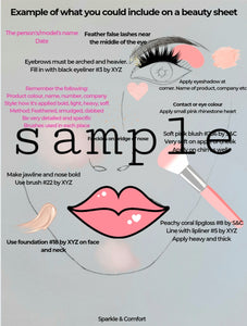 eBook - Cosmetic Cheat Sheets Booklet