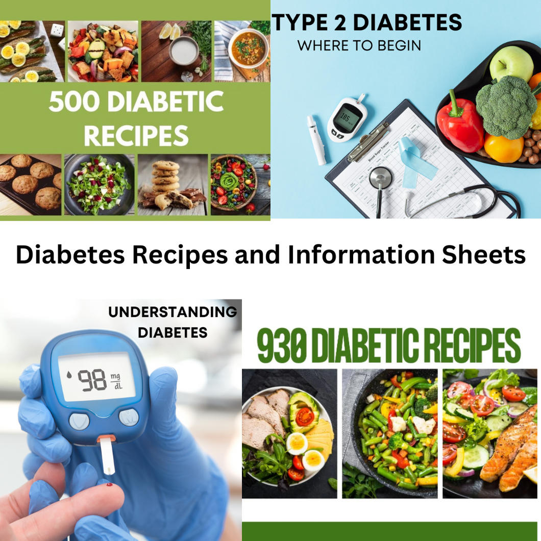 eBooks - Set of 4 Diabetic Recipe/Information eBooks