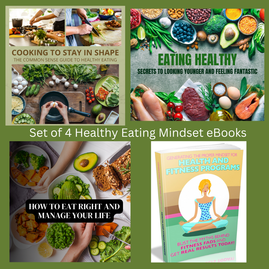 eBooks - Set of 4 Healthy Eating Mindset eBooks