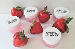 Strawberry Lip Conditioner - Sparkle and Comfort